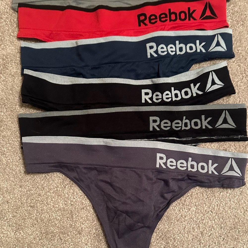 Reebok Women’s Underwear - Black,grey, red, blue and purple